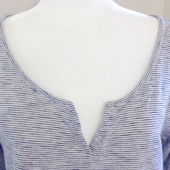 Women's Lucky Brand Long Sleeve Mock Henley Tee - Picture 5 of 9